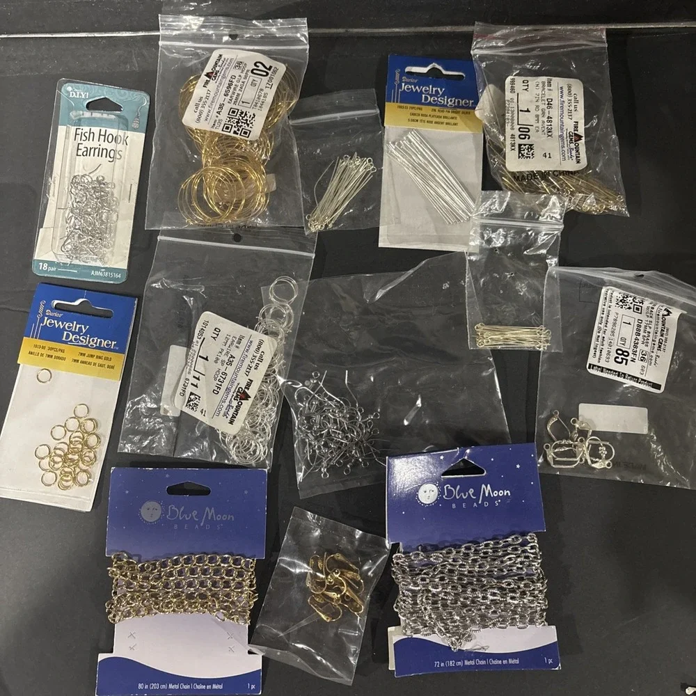 HUGE Mixed Lot Beads & Jewelry Making Supplies